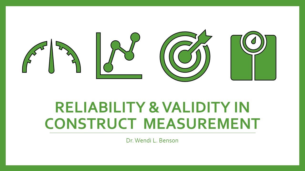 Reliability, Internal Validity, & External Validity of Construct Measurement & Operationalization
