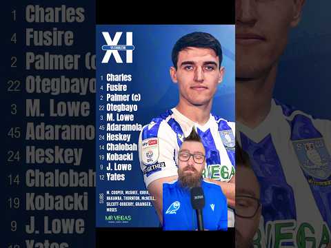 TEAM LINE UP VS CHARLTON ATHLETIC (h) THOUGHTS? #swfc #wawaw #uto #theowls