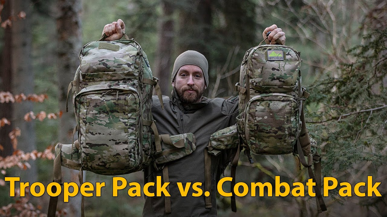 Tasmanian Tiger  Modular Combat Pack vs. Modular Trooper Pack - Multicam