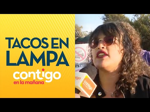 "¡ESTAMOS ABURRIDOS!": La rabiosa manifestación de vecinos de Lampa por tacos - Contigo en la Mañana