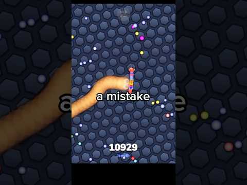Giving 10,000 mass to a snake😳 Slither io