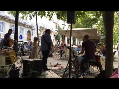 Playing Drums for a Band on the Streets of Lisbon After Having Just Met