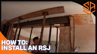 HOW TO INSTALL A STEEL BEAM IN DETAIL