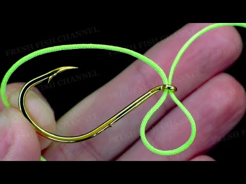 99% of anglers don't know this fishing knot for hook and swivel. Try it for sure!
