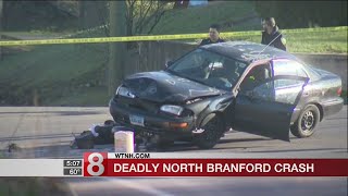 Motorcyclist dies in crash that closed Route 80 in North Branford, route reopened