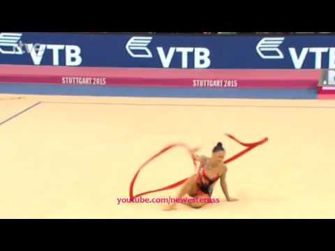 Jana Berezko Ribbon AA - World Championships Stuttgart 2015