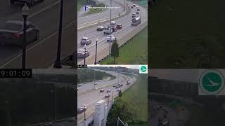 Car causes crash by 'randomly' stopping on interstate