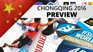 Chongqing Bouldering World Cup 2016 | Preview by OnBouldering