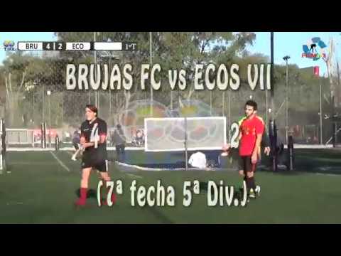 4 BRUJAS FC vs ECOS VII 2 (7ª fecha 5ª Div.) - 02/09/2018
