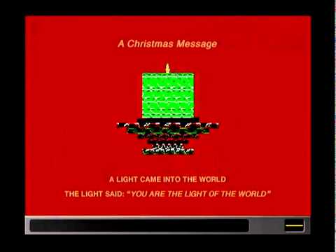 Christmas  Candle Hallelujah Webtv Audioscope