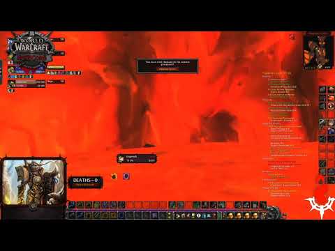 Epic Gnome Shaman Tank falling into lava before first Boss🔥💀 (Hardcore Death Clip)