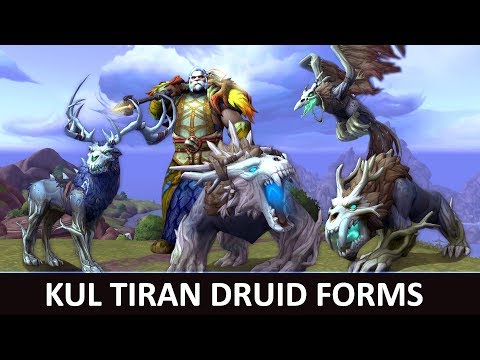 Kul Tiran Druid Forms | Animations and Variation | Battle for Azeroth
