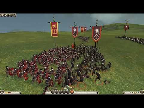 Can 2 Praetorian Guards Slice & Dice Thier Way Through 4 Units Of Berserkers? (Rome II Total War)