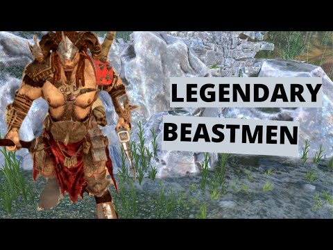 LEGENDARY BEASTMEN WARRIORS:TOTAL WAR WARHAMMER 2 MOD SHOWCASE