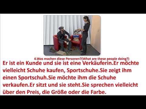 ÖSD A1 SPRECHEN Nr.10 - How to describe a picture? TASK 2 (NEW)