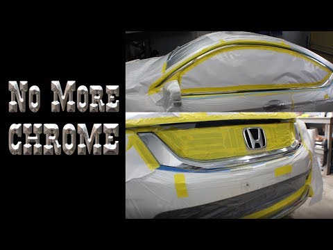 How to Black out Chrome on a Honda Accord