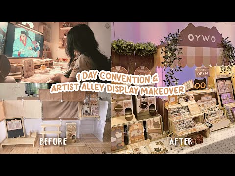artist alley vlog ✿ booth display makeover! | stickercon kung anik-anik 2025