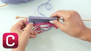 Provisional Cast On With a Crochet Chain with Debbie Stoller I Creativebug