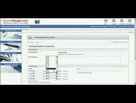4 Score-Manager Tutorial - Meeting-Rhythmus