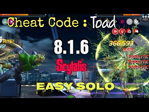 Cheat Code - Toad 🐸 | 8.1.6 Black Widow Scytalis Easy Solo