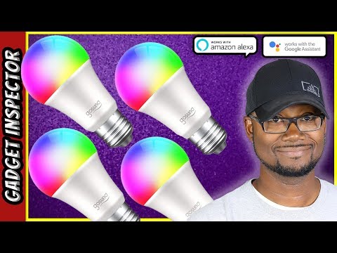 EASY SETUP Smart WiFi LED Light Bulbs | Works with Alexa & Google Assistant