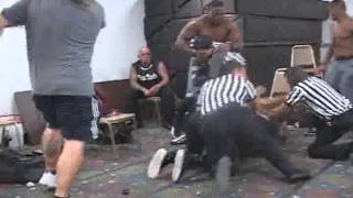 Big locker room fight after Erik King -vs- Alex G match!