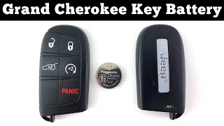 How To Change A Jeep Grand Cherokee Smart Key Fob Remote Battery 2014 - 2021 Remove Replace Tutorial