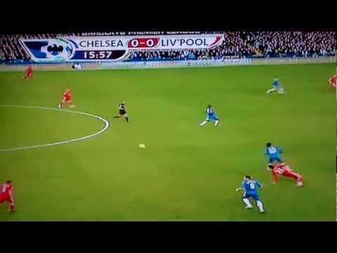 Steven Gerrard half volley pass