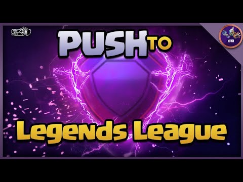 Clash Of Clans Trophy Pushing To Legend League - Day 2 #coc