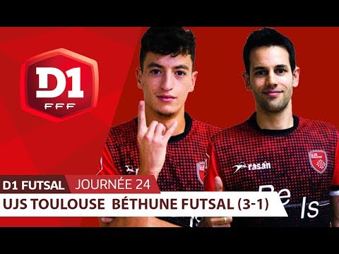 J24 : UJS Toulouse - Béthune Futsal (3-1), le résumé