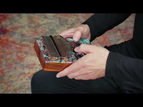 Meinl KA17CR Designer Sound Hole Kalimba Coral Reef - Kalimba image 6