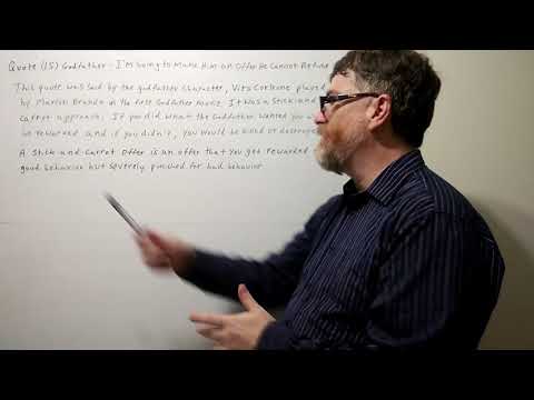 Tutor Nick P Quotes 15 Godfather- I'm Going to Make Him an Offer He Can't Refuse