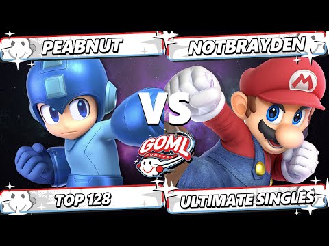GOML 2025 - Peabnut (Mega Man) Vs. NotBrayden (Mario) Smash Ultimate - SSBU