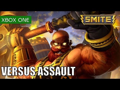 SMITE Xbox One Gameplay Versus Assault as Vulcan - Call for artillery support