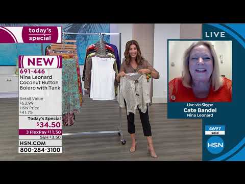 HSN | Nina Leonard Fashions 06.04.2020 - 01 AM