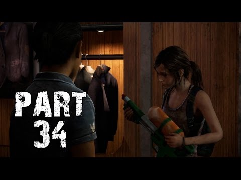 The Last of Us Remastered Gameplay Walkthrough Part 34: The Epic Squirt Gun Fight (PS4)