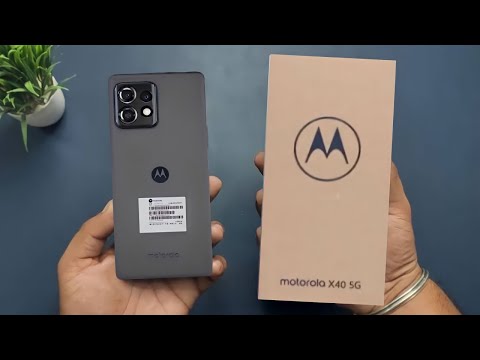 Motorola Moto X40 5G Black Unboxing | Snapdragon 8 Gen 2, 165Hz Display