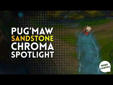 KOG'MAW POG'MAW SANDSTONE CHROMA SPOTLIGHT - LEAGUE OF LEGENDS