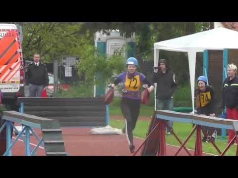 SDH Sloup 100m překážek Věra 3 Okres 2013