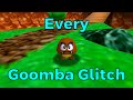 Every Goomba Glitch In Super Mario 64