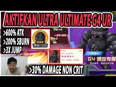 🔥AKTIFKAN ULTRA ULTIMATE UR G4 [600% ATK, 200% SP BURN, 3X JUMP & ETC] - ONE PUNCH MAN The Strongest