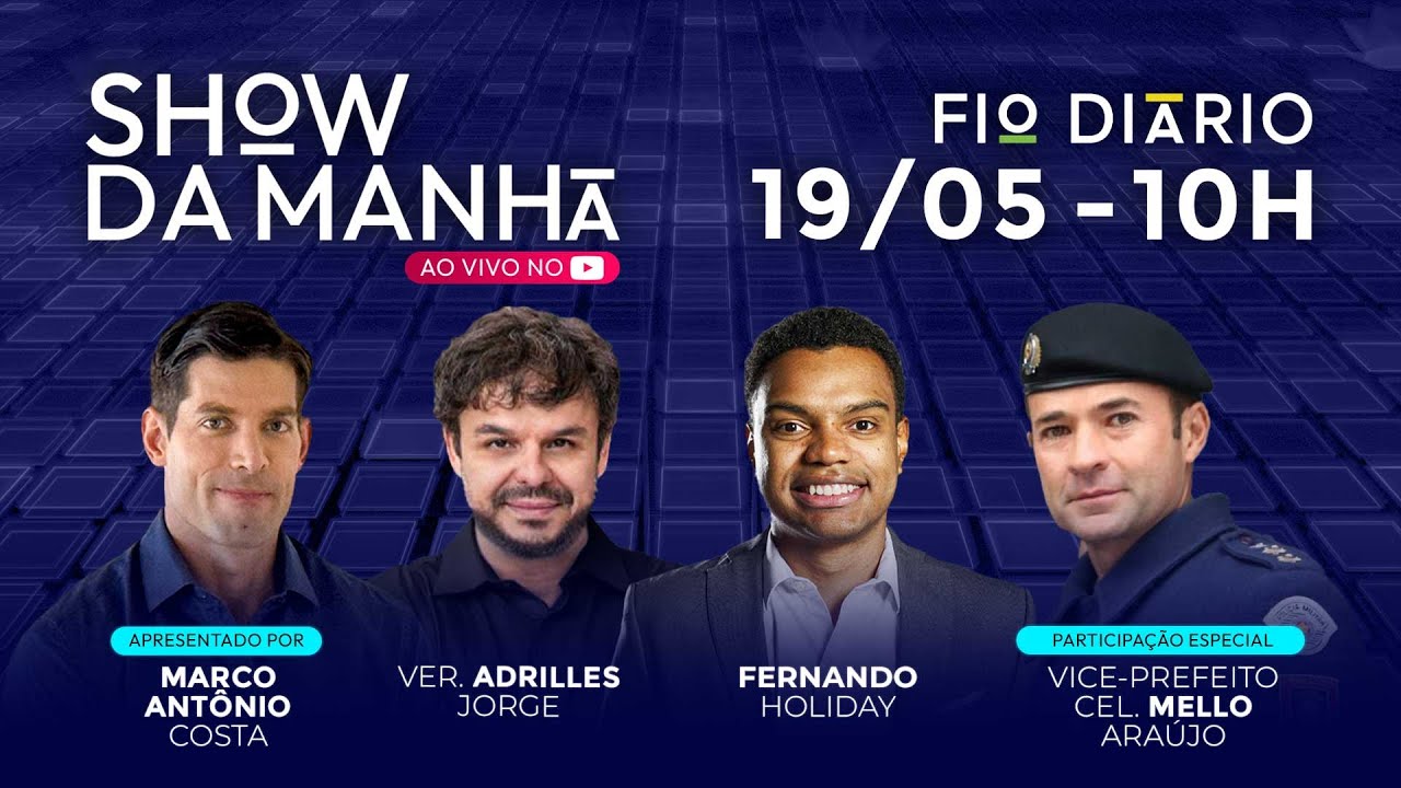 SHOW DA MANHÃ - VICE-PREFEITO CEL. MELLO FALA SOBRE A CRACOLÂNDIA -19/05/2025