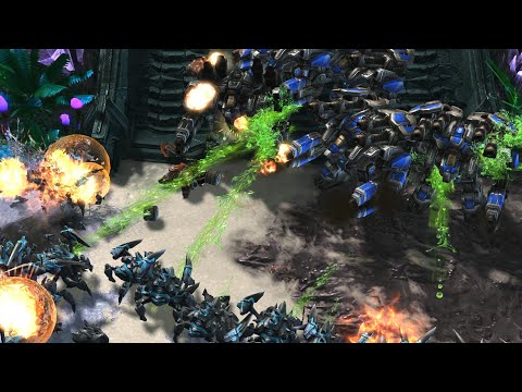 MECHING vs Swarm Host - Erza (Z) vs Spike (T) on Deathaura - StarCraft 2 - 2022