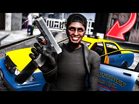 FAKE TAXI on DEMON TIME in GTA 5 RP..