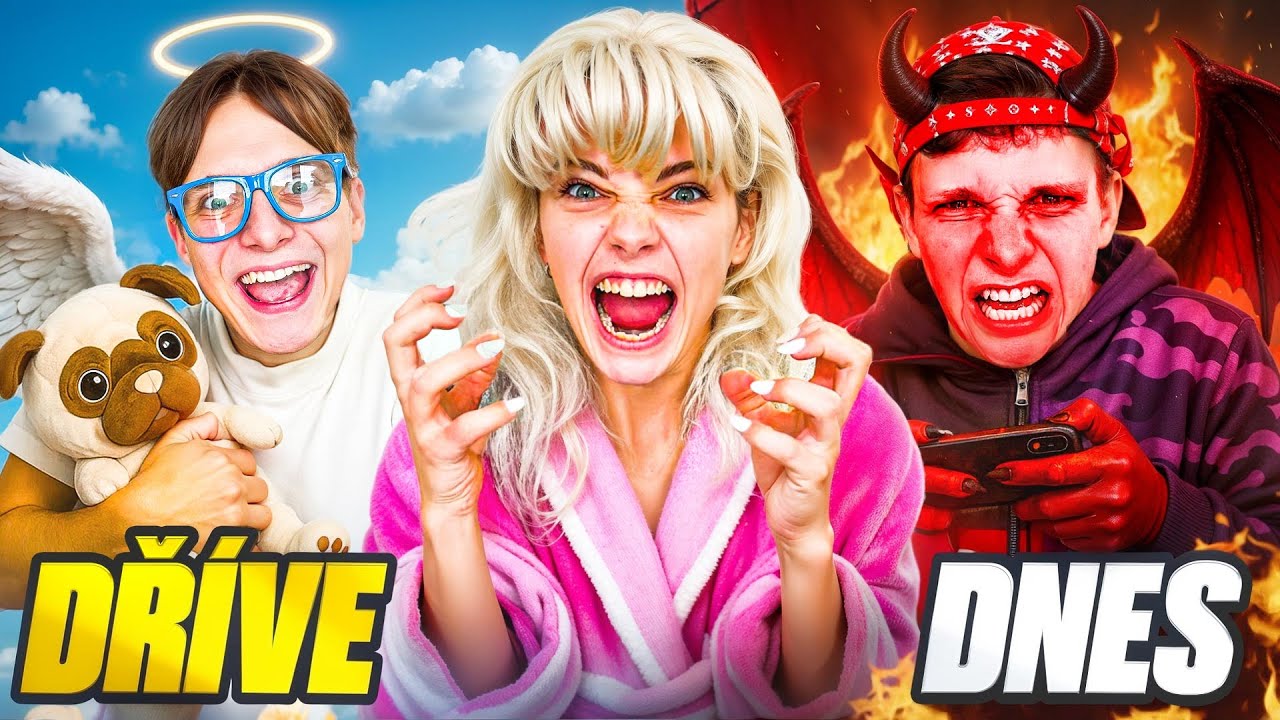 DĚTI DŘÍVE VS DNES 3!
