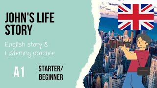 English story:🙋‍♂️How to describe someone in English🙋‍♂️Present simple beginner listening practice