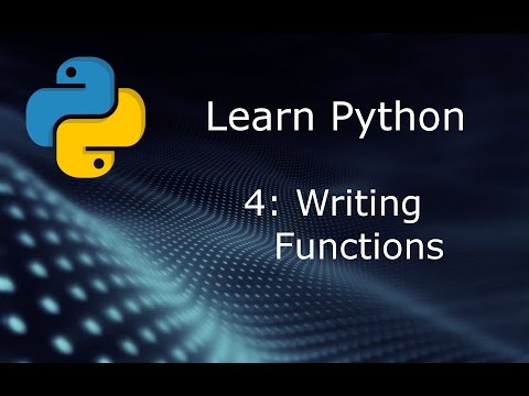 Functions And Comments Beginner Python Tutorial Pt 4