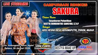 Download lagu LIVESTREAMING //SAKURA CAMPURSARI//TIARA PRO //DIKY ARL AUDIO//20 JANUARI 2026 mp3