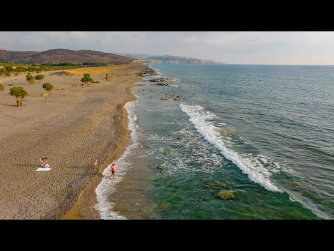 Afrathias Beach, Crete, a wild and open place for those who needs an Escape, Greece 2023