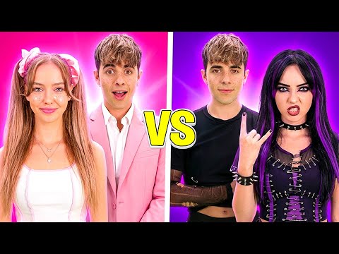 Pink VS Black 💖🖤 Incredible Beauty Hacks